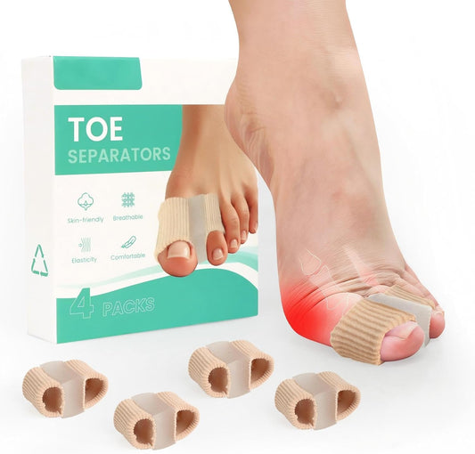 Bunion Corrector for Women Big Toe, Silicone Toe Separators for Women, Spacers Bunion Correctors for Overlapping Toes, Hammer Toes Straightener Alignment Relieve Foot Pain