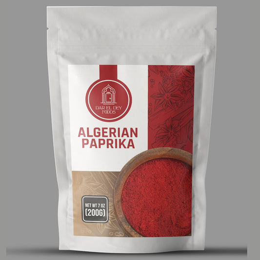 Sweet Organic Paprika - XL Family Size 7oz (200g) - Perfect for Meats, Veggies, Marinades, Stews -Non-GMO - Reseable Bag