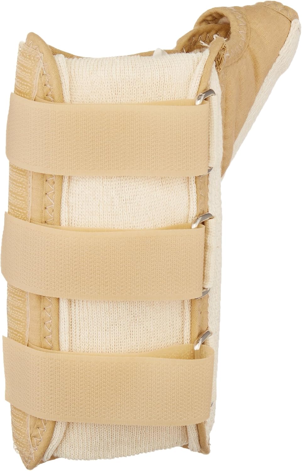 Rolyan D-Ring Wrist and Thumb Spica Splint, Wrist Brace for Carpal Tunnel, Wrist Brace for Tendonitis, Thumb Stabilizer for CMC & MC Joints, Wrist Splint, Thumb Brace, Wrist Spica, Left Hand, Small