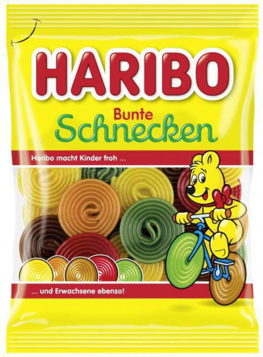 HARIBO Candy | HARIBO Colorful Snails | HARIBO Gummies | HARIBO Gummi Candy | 5,6 Ounce Total