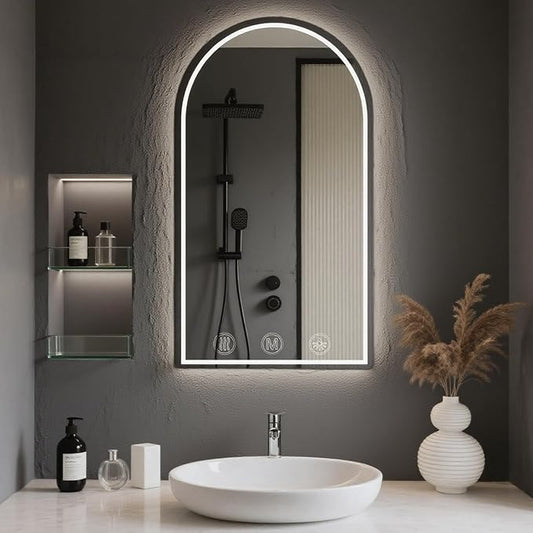LED Mirror 30x40 inch,led Vanity Mirror,Vanity Mirrors with Lights,Bathroom led Mirrors,Anti-Fog,UL Listed