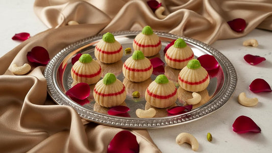 Ghasitaram Gifts Indian Sweets - Mawa Ring Modak 800 gms