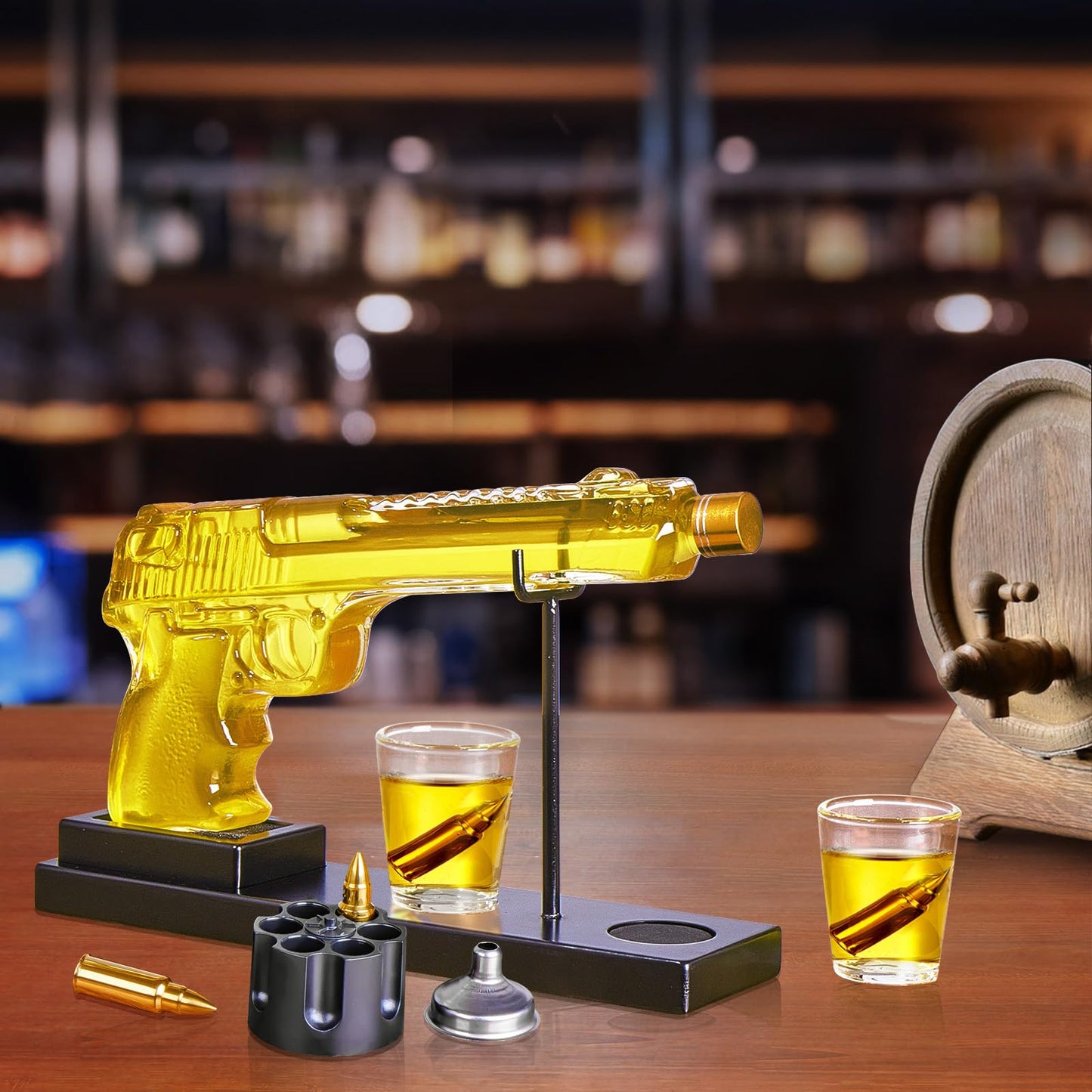 Decanter Sets Gifts for Men-Fathers Day Best Gifts for Dad Birthday Gifts for Him Personalized Gifts for Brother Son Cool Gifts for Liquor Dispenser Present