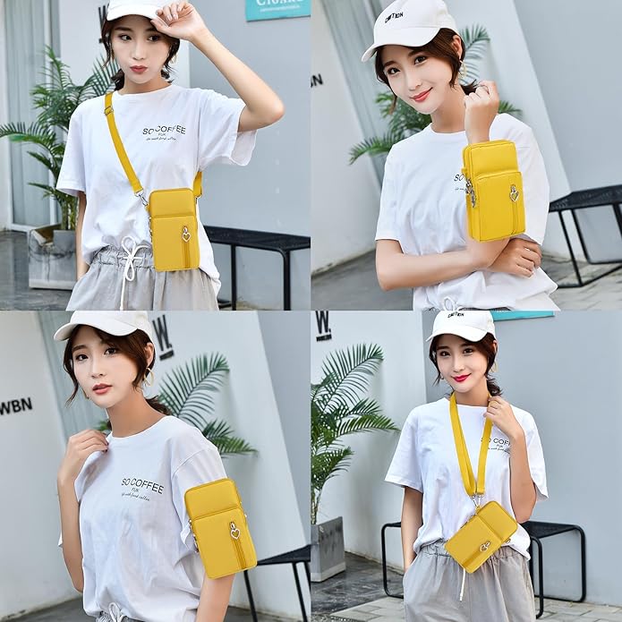 BIAOTIE Lightweight Small Crossbody bags Cell Phone Purses Travel Pouch Shoulder Bag for Women