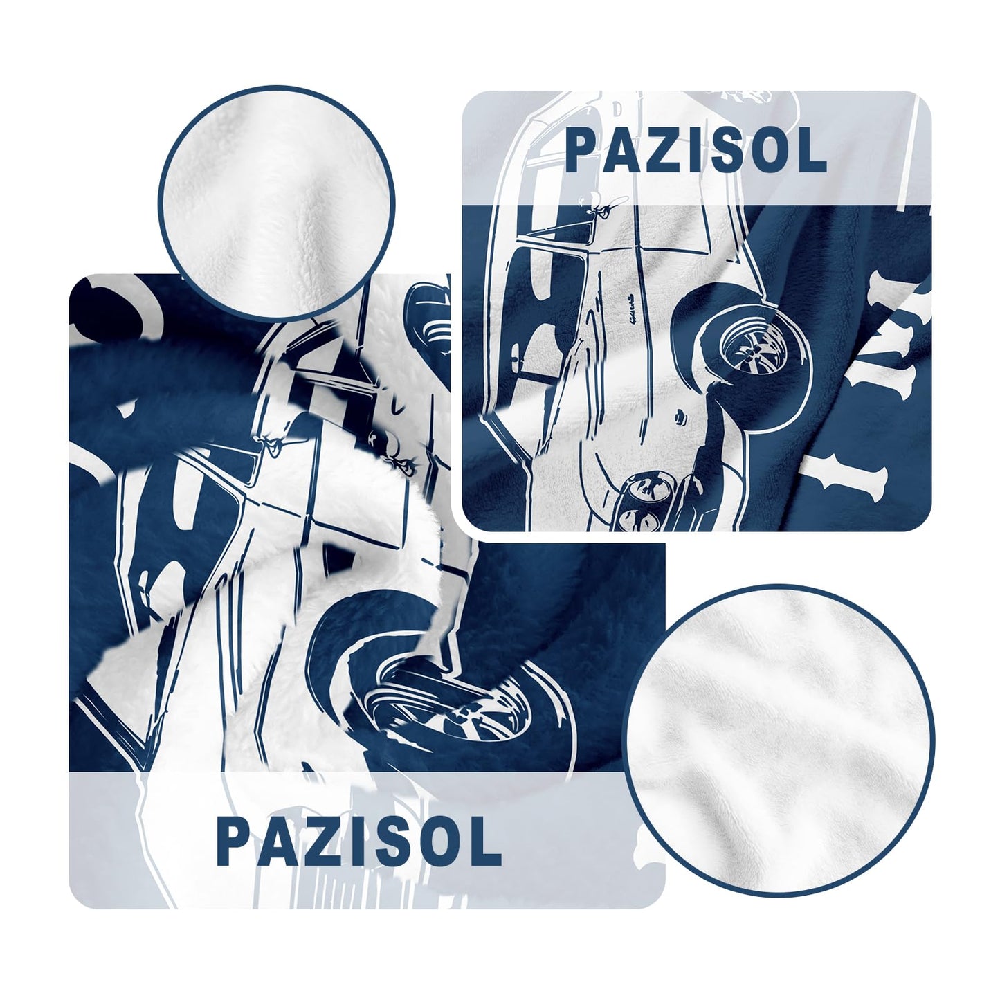 PAZISOL Gifts For Men, Funny Gifts For Men, Fathers Day Birthday Gift For Him, Best Older Man Gift Ideas, Unique Gag Present For Male Grandpa Dad Husband, Cool Fun Retired Gift For Man 60"X50" Blanket