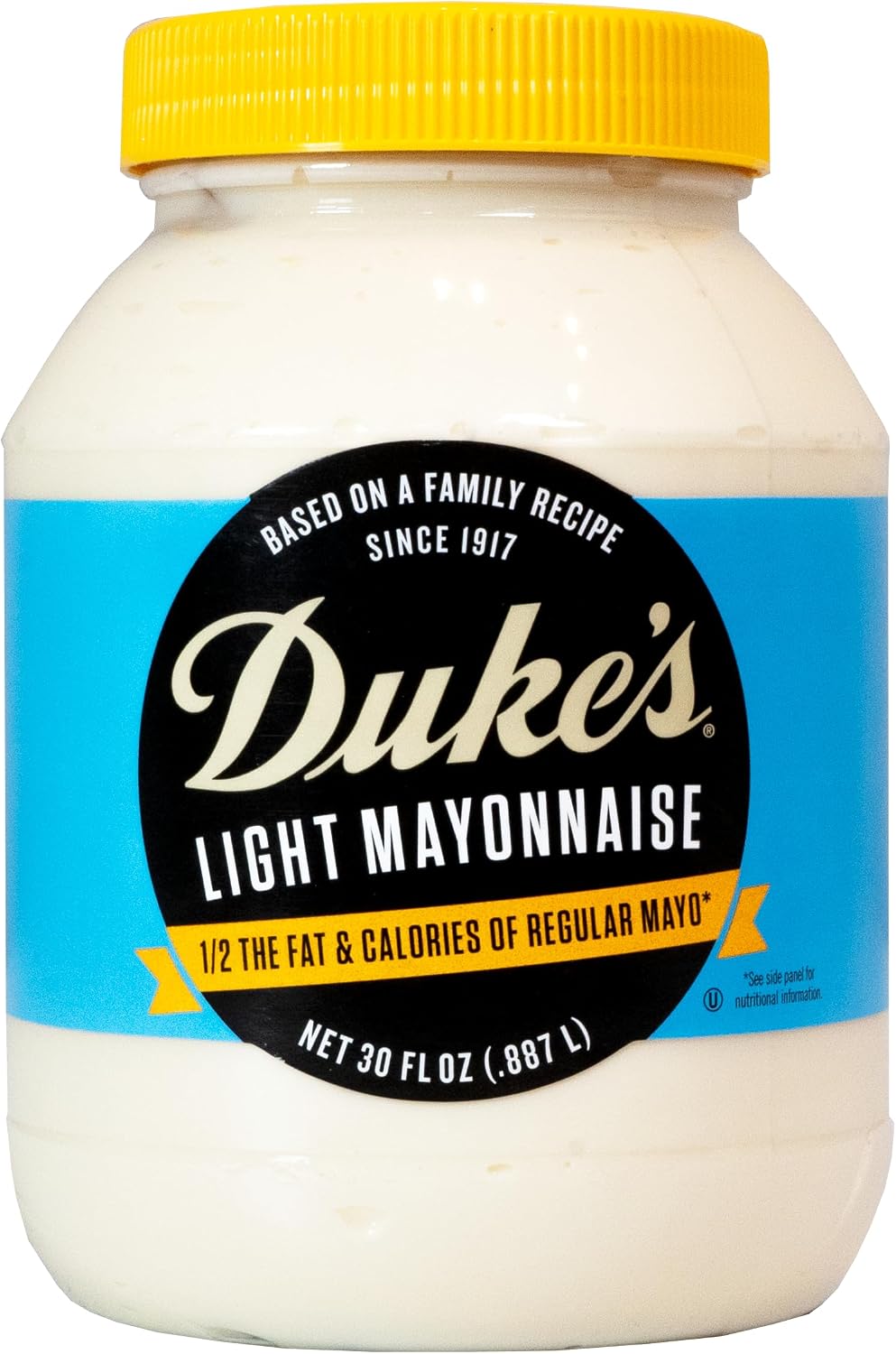 Duke’s Light Mayonnaise Jar – Smooth & Creamy, 30 Ounce (Pack of 1)