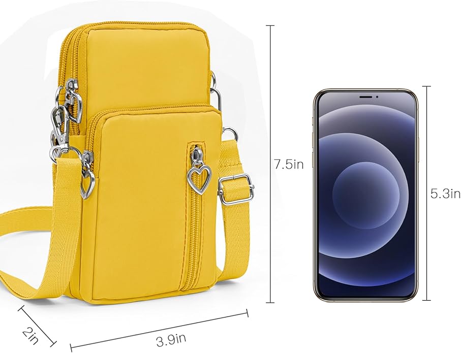 BIAOTIE Lightweight Small Crossbody bags Cell Phone Purses Travel Pouch Shoulder Bag for Women