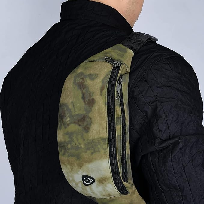 Fanny Packs for Men and Women, Waterproof Sports Waist Pack Bag for Travel Hiking Running Hands-free