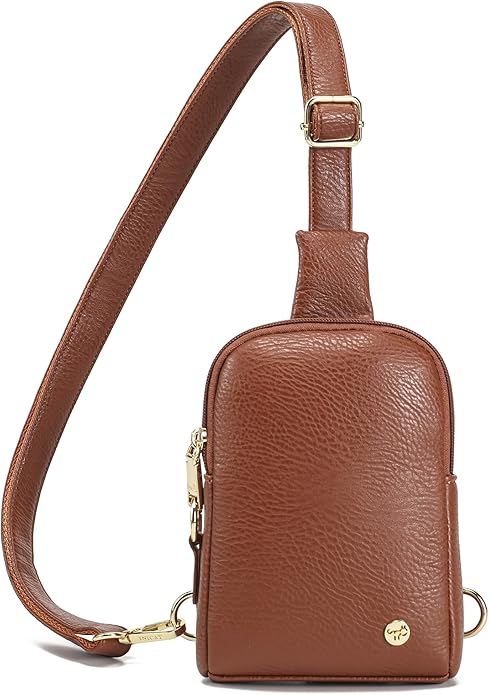INICAT Small Sling Bag for Women Everyday & Travel Crossbody Bags Lightweight Cross Body Purses Vegan Leather