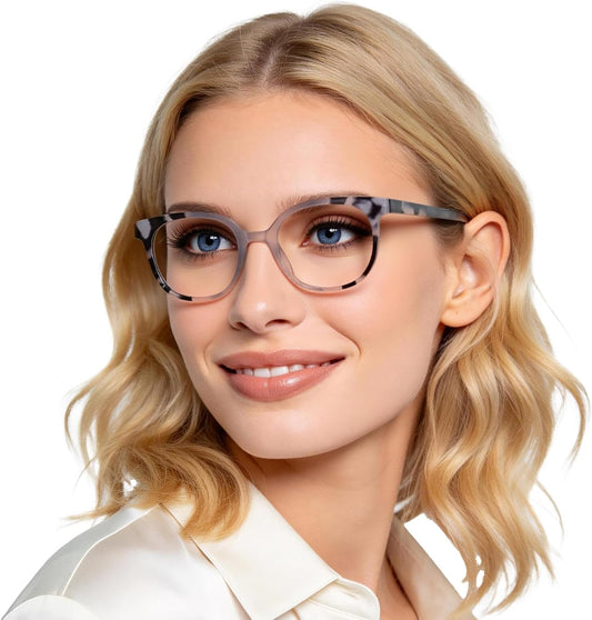 OCCI CHIARI Reading Glasses for Women 1.75+,Stury Readers for Lady 100 125 150 175 200 225 250 275 300 350 400 500 600