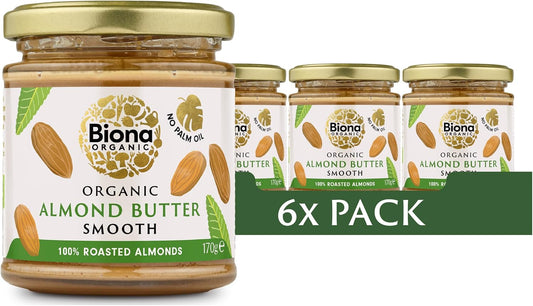 BIONA Organic Almond Butter, 170 GR