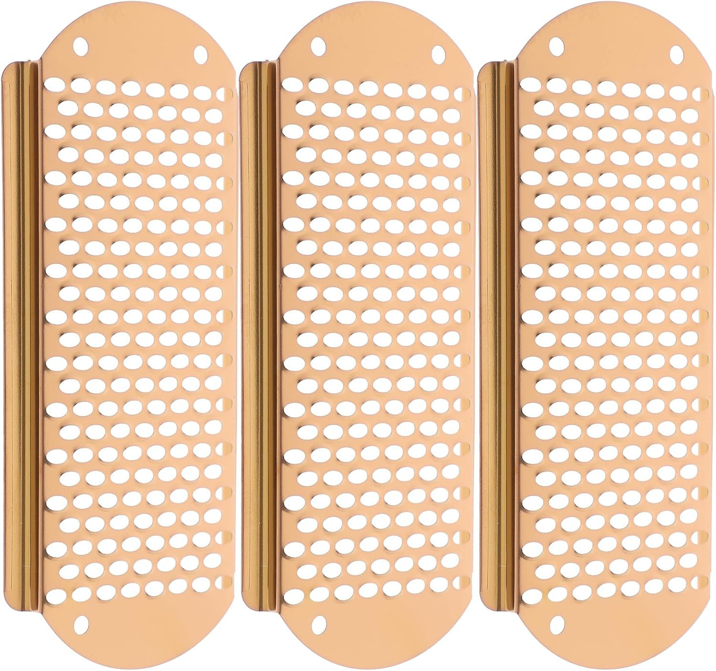 Foot Scrubber Dead Skin Remover, 3PCS Metal Foot File Remover Heel Scraper for Cracked Heels Foot Grater Remover Foot Rasp Emery Boards for Feet (Rose Gold Color)