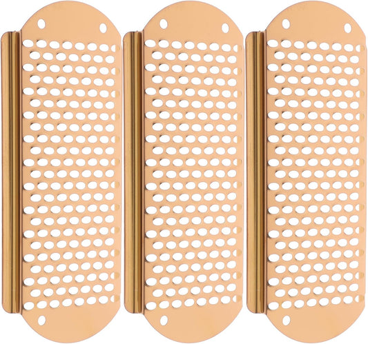 Foot Scrubber Dead Skin Remover, 3PCS Metal Foot File Remover Heel Scraper for Cracked Heels Foot Grater Remover Foot Rasp Emery Boards for Feet (Rose Gold Color)