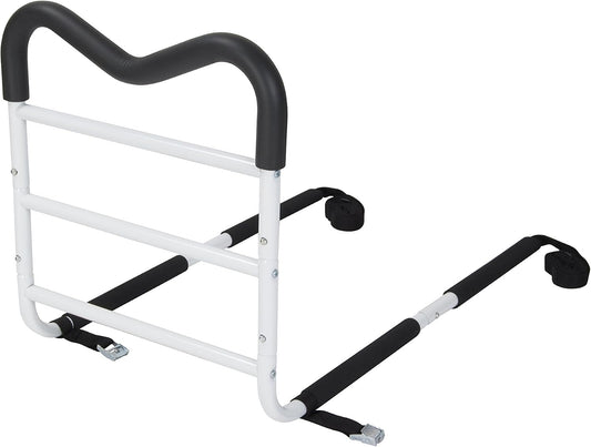 Drive Medical 1222P Adjustable Height Home Bed Assist Handle, White