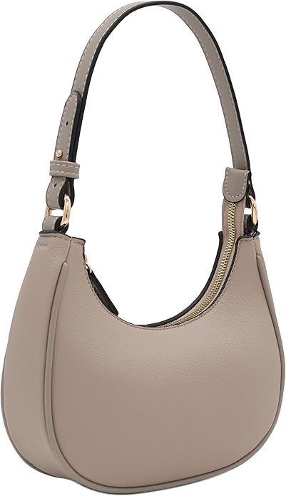 FashionPuzzle Small Crescent Shoulder Bag Underarm Purse