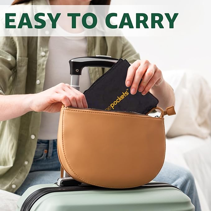 Airplane Pockets - Airplane Accessories - Plane Travel Essentials - Travel Organizer - Seat Storage Organizer - Air Travel Essentials - Seatback Organizer - International Travel Accessories Must-Haves