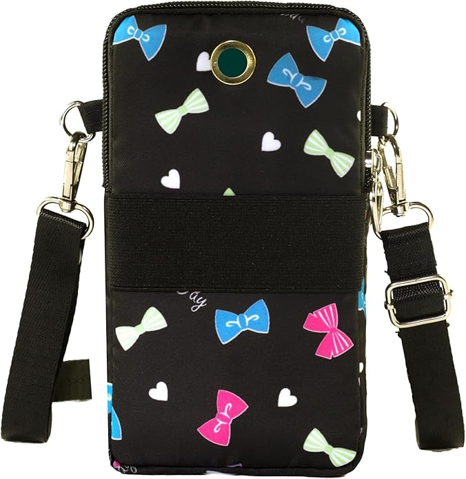 JANKS Small Crossbody Bag for Women - Mini Phone Purses with Crossbody Strap and Wallet - Nylon Arm Bag