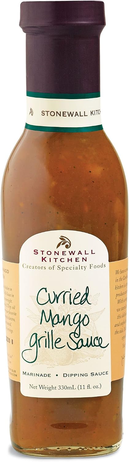 Stonewall Kitchen Curried Mango Grille Sauce, 11 Ounces