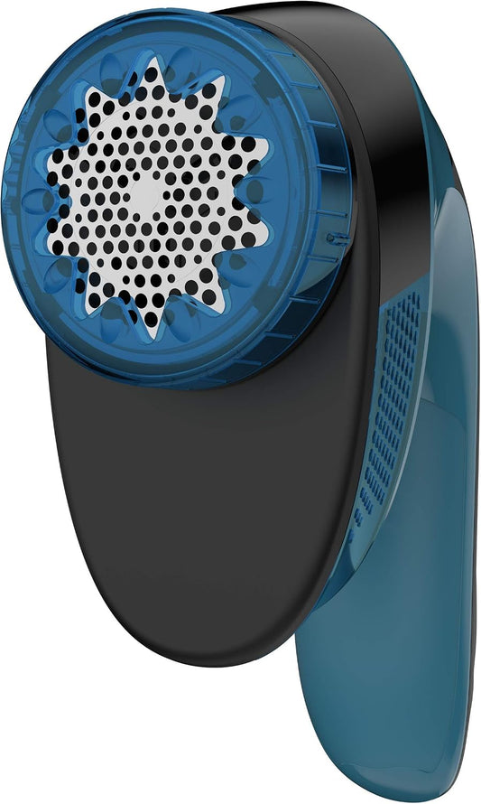 Rowenta JA1011 Portable Lint Remover Shaver with Adjustable Shave Height, Fabric Defuzzer, Blue