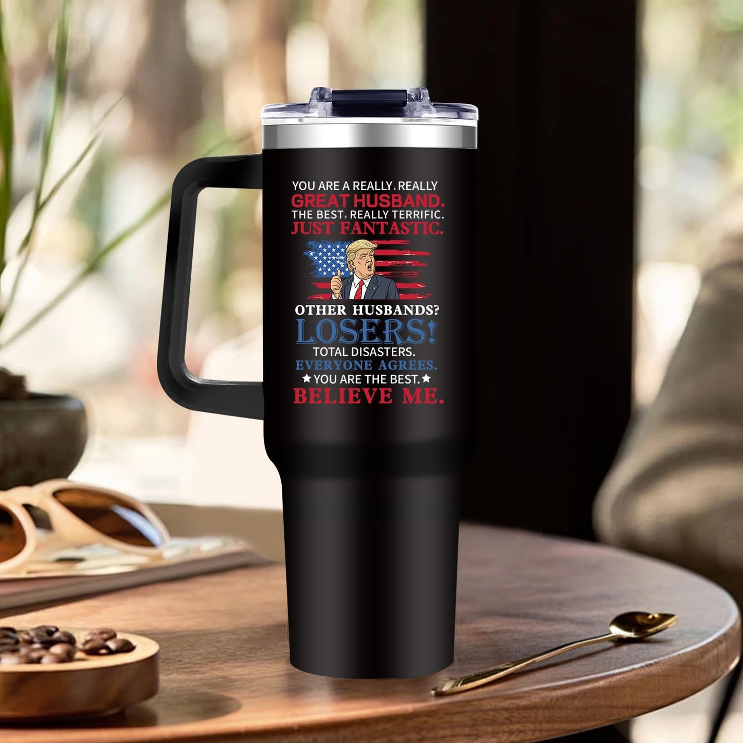 Gifts for Husband from Wife,Funny Husband Gifts for Valentine Day from Wife,40oz Husband's Tumbler Husband Gift, Unique Husband's Presents Gift Ideas for Husbands on Anniversary, Birthday Christmas