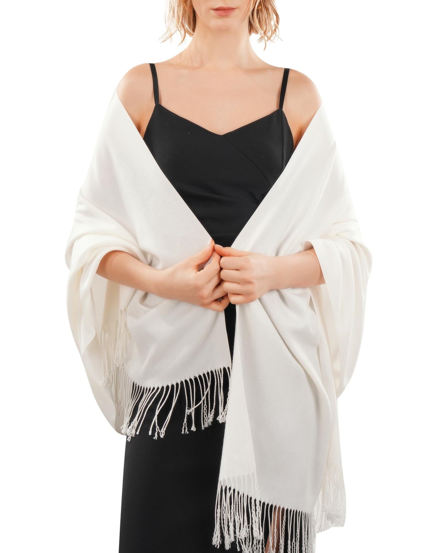 FURTALK Pashmina Shawl Wraps Cashmere Feel Blanket Scarves Fashion Scarf for Women Evening Wedding Bridesmaid Gifts
