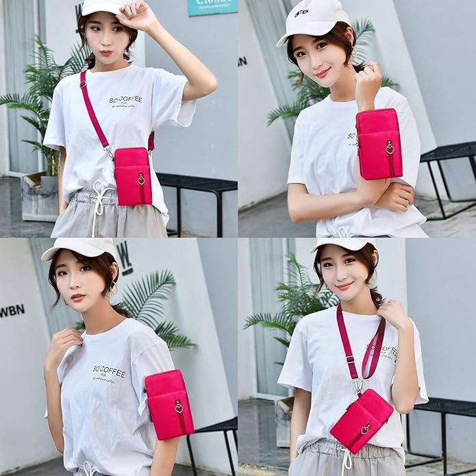 BIAOTIE Lightweight Small Crossbody bags Cell Phone Purses Travel Pouch Shoulder Bag for Women