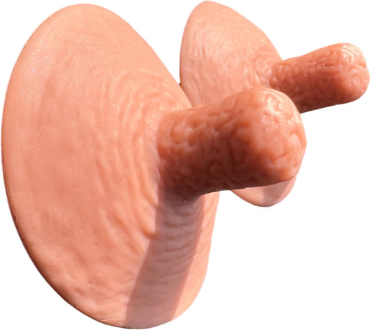 BIMEI 1 Pair Self-adhesive Extra Large And Long Silicone Nipple Cover for Breast Form Crossdresser F9