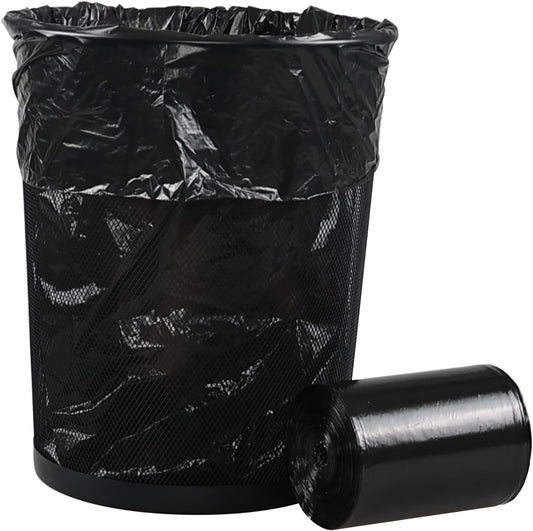 8 Gallon Black Heavy-Duty Trash Bags, Leak Resistant Garbage Bag, Extra Strong Trash Can Liners, 30 L, 85 Counts