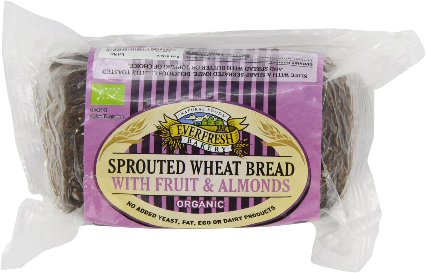 Everfresh Natural Foods Organic Spouted Fruit & Almond Bread 400g