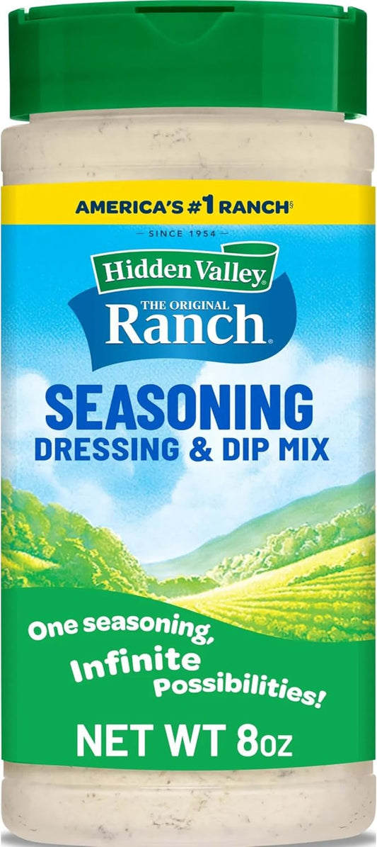 Hidden Valley Original Ranch Seasoning, Dressing and Dip Mix, 8 Ounces (Package May Vary)