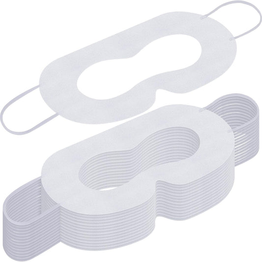200 Pcs Disposable VR Face Mask Breathable Cover for VR Nonwoven Fabric Sanitary Eye Mask, Eye Cover Pad(White)