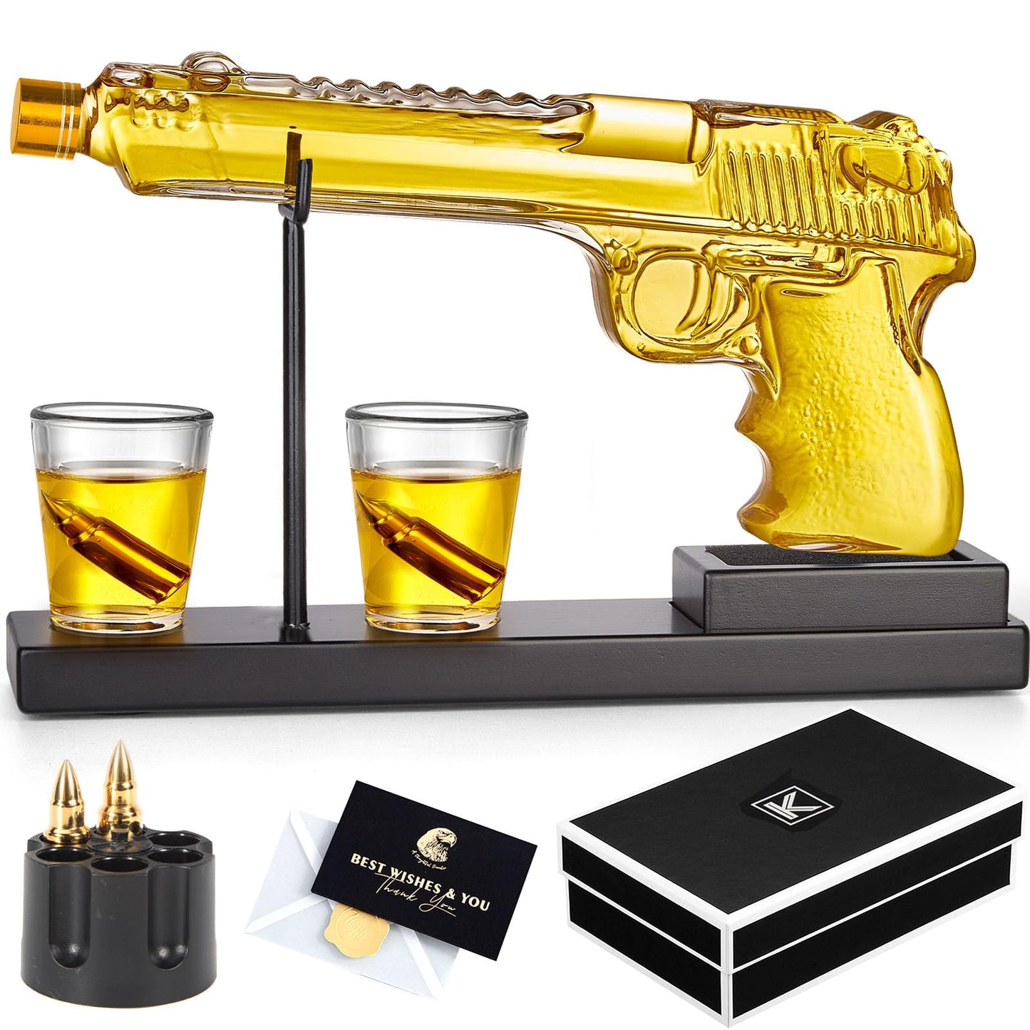 Decanter Sets Gifts for Men-Fathers Day Best Gifts for Dad Birthday Gifts for Him Personalized Gifts for Brother Son Cool Gifts for Liquor Dispenser Present
