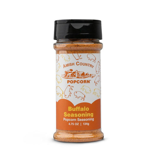 Amish Country Popcorn | Buffalo Flavor Popcorn Seasoning - 4.75 oz | Old Fashioned, Non-GMO and Gluten Free