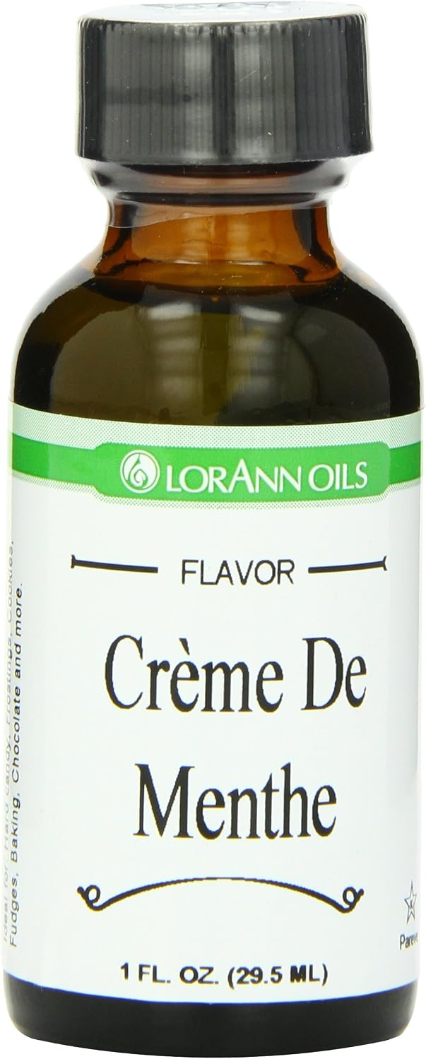LorAnn Crème de Menthe SS, Natural Flavor, 1 ounce bottle