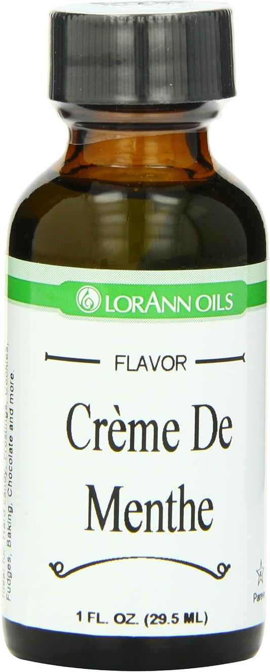 LorAnn Crème de Menthe SS, Natural Flavor, 1 ounce bottle
