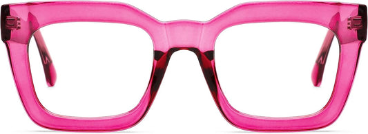 AQWANO Stylish Blue Light Reading Glasses Women, Fashion Oversized Square Designer Readers Computer Eyeglasses