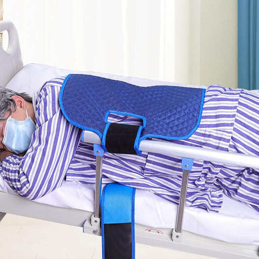 Turning Pad for Bedridden Elderly – Prevent Bedsores & Relieve Caregiver Back Strain, 1-Person Operation Positioning Bed Pad with Handles & Side-Fixation Straps