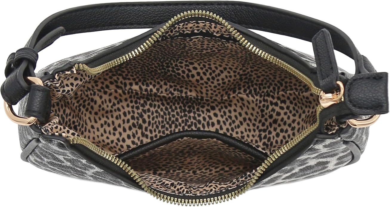 FashionPuzzle Small Crescent Shoulder Bag Underarm Purse