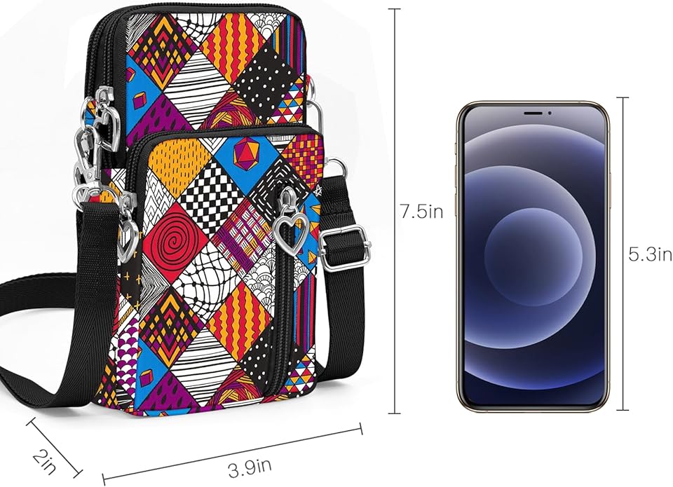 BIAOTIE Lightweight Small Crossbody bags Cell Phone Purses Travel Pouch Shoulder Bag for Women
