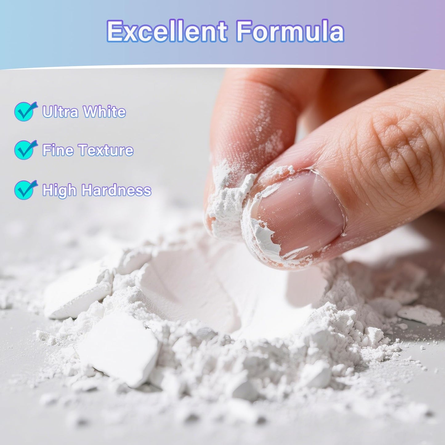 Eco Resin Casting Powder 1KG, 30 Minutes Demold Fast Curing Plaster of Paris, Plaster Powder Casting Kit for DIY Home Art