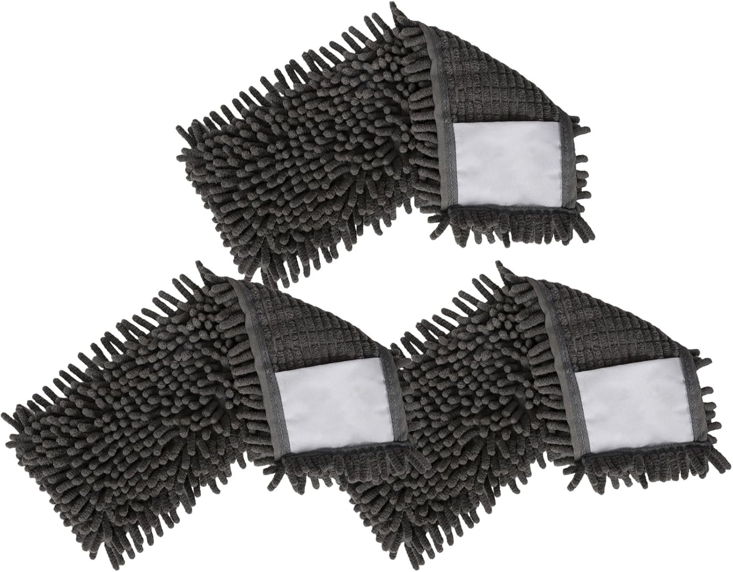 MASTERTOP Professional Chenille Microfiber Mop Pad Set - Mop Refill, Microfiber Mop Head, Mop Replacement Pads, Machine Washable, 3pcs, Only for ASIN B07G42MS96, B09XHQ3FYF