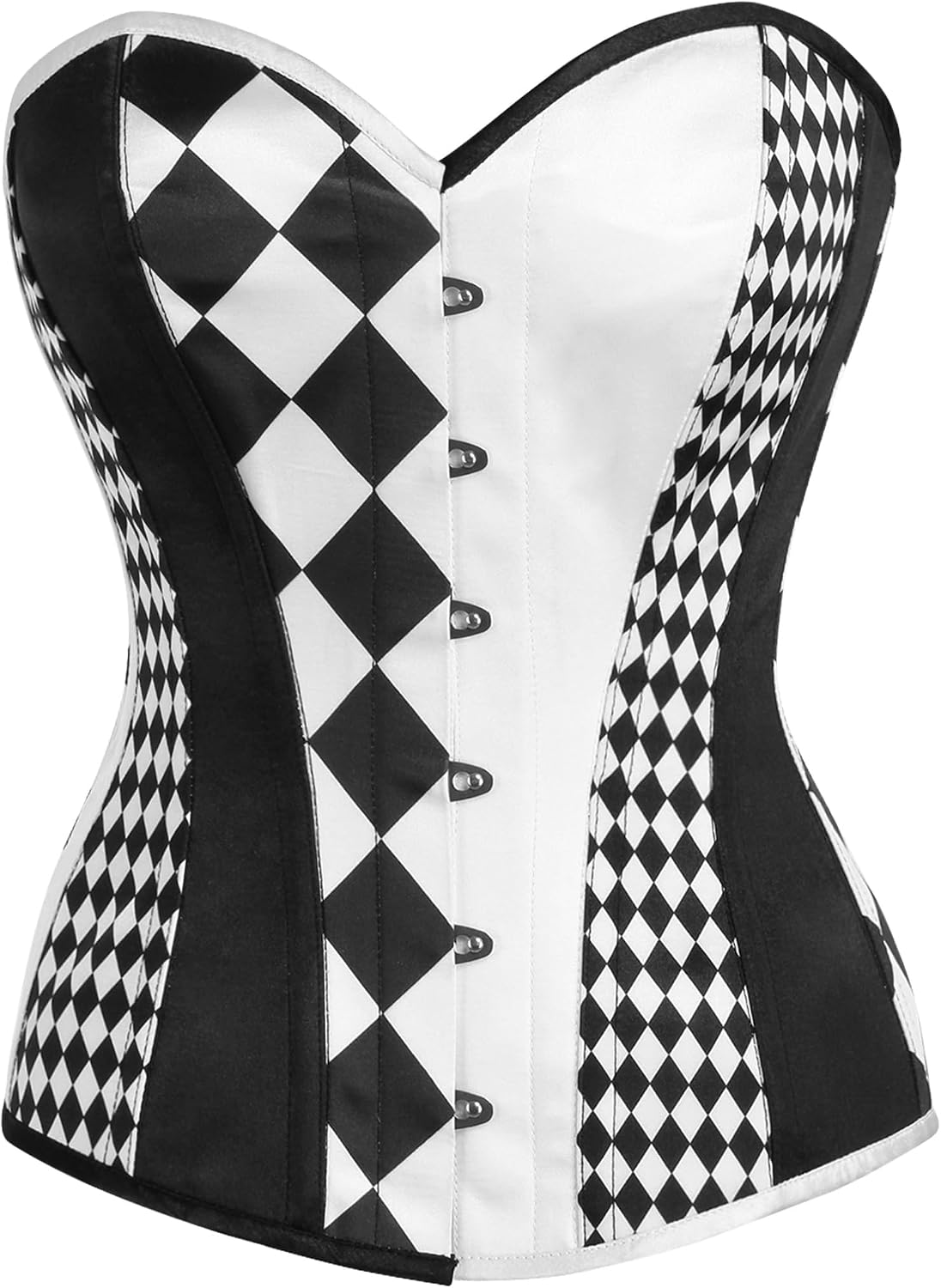 Daisy corsets Women's Daisy Corsets Top Drawer Print Steel Boned Corset