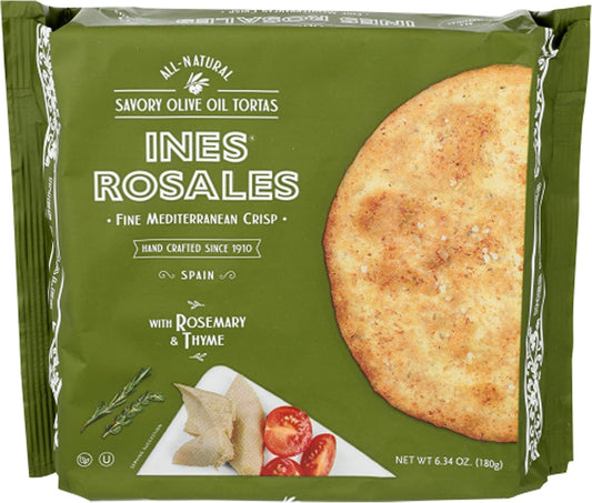 Tortas de Aceite by Ines Rosales - Rosemary and Thyme (6.34 ounce)