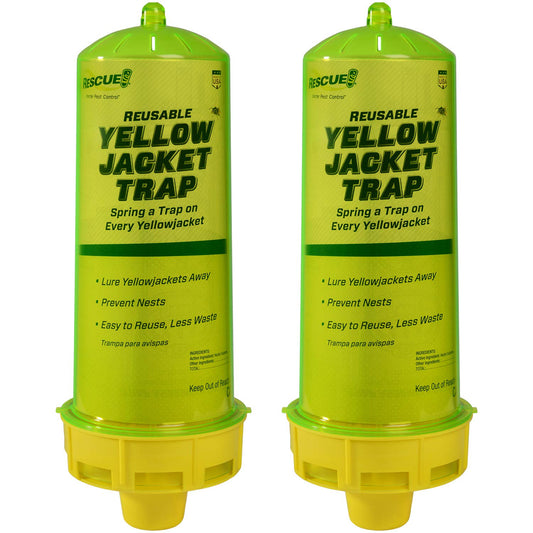 RESCUE! Reusable Yellowjacket Trap â Includes Attractant - 2 Traps