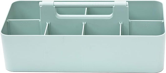 Portable Caddy American Made, DIY Dividers, 8 Compartments, Supply Organizer, Portable Tote Basket with Handle Storage Organizer Bathroom, Office, Crafts, or School Supplies