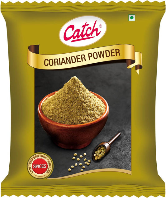 Catch Coriander Powder (Dhania Powder) 200g (7.05 oz) | 100% Pure Ground Coriander Spice | Aromatic Indian Cooking Masala | Premium Quality | Pack of 1