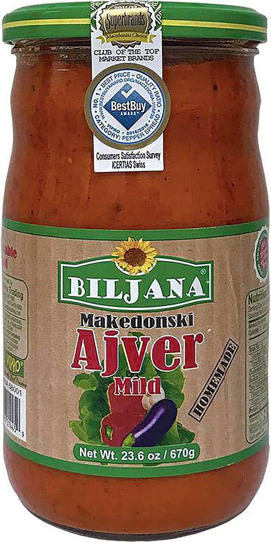 Home Made Ajver MILD (Biljana) 23.6oz (670 g)
