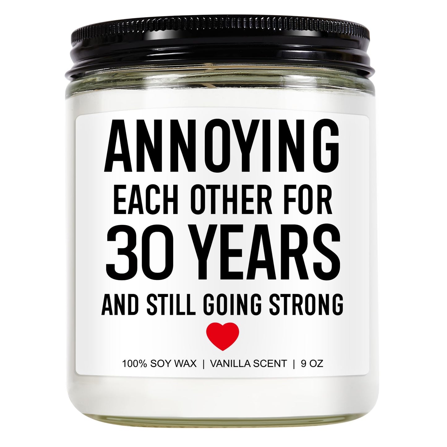 Younift Funny 30 Years Candle, 30th Anniversary Decorations, 30th Anniversary, Gifts for Husband, Wife, Couples, Parents, Friends, Men, Women, 30 Year Wedding Anniv. Pearl Presents for Him, Her