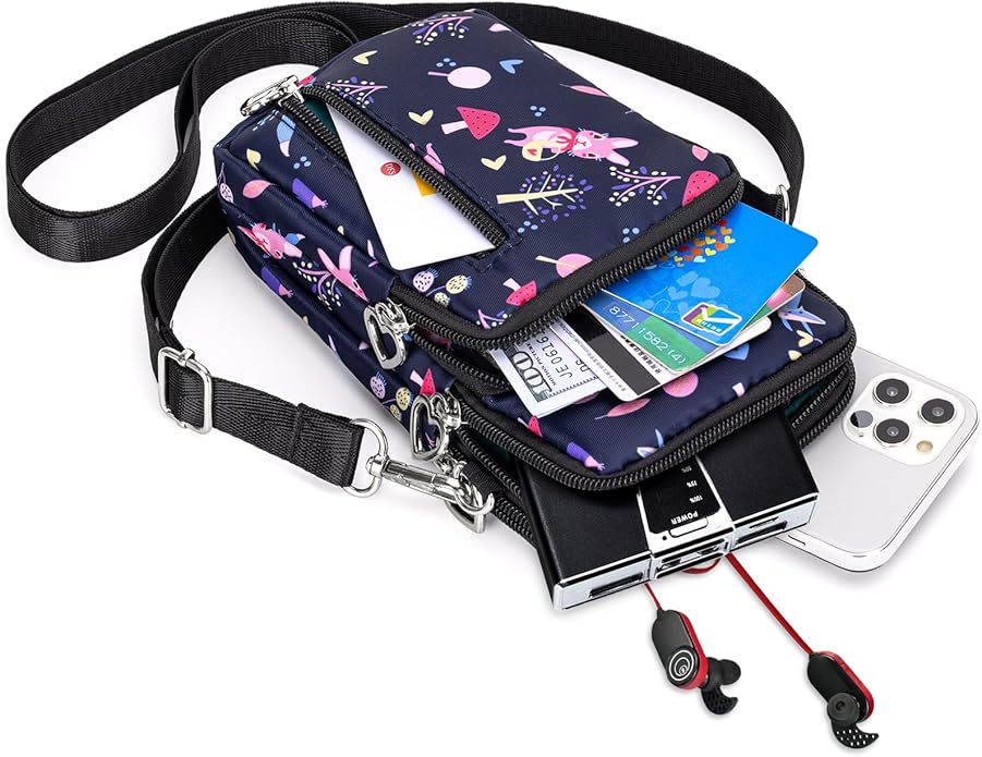 BIAOTIE Lightweight Small Crossbody bags Cell Phone Purses Travel Pouch Shoulder Bag for Women