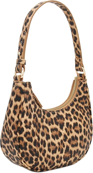 FashionPuzzle Small Crescent Shoulder Bag Underarm Purse